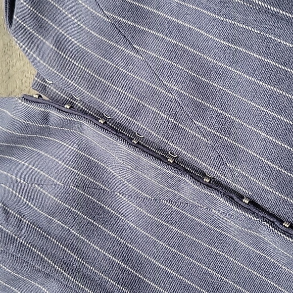 Express Women's Striped Folded V-Neck Corset Tube Top Size XS NWT - Picture 3 of 5